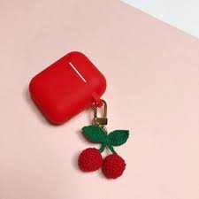Cherry Airpods Case Keychain Cute Ipod Cases Earbuds Case Apple Phone Case