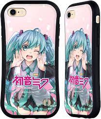 Amazon.com: Head Case Designs Officially Licensed Hatsune Miku Wink  Graphics Hybrid Case Compatible with Apple iPhone 7/8 / SE 2020 & 2022 :  Cell Phones & Accessories