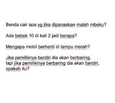 Tentunya teka teki berikut ini cukup sederhana dan pastinya lucu. Teka Teki Lucu Dan Jawabannya Para Android Apk Baixar