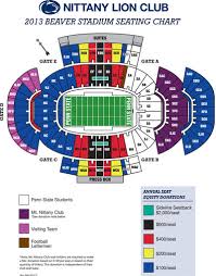 Efficient Beaver Stadium Seating Chart Row Numbers 2019