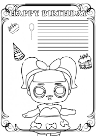 I started making them already when the kids were too young to be able to read. Happy Birthday Coloring Card New Collection 2020 Free Printable