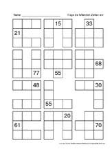 Hundertertafel pdf und hundertertafel übungen zum ausdrucken von mathefritz. Hundertertafel Mathe Klasse 2 Grundschulmaterial De