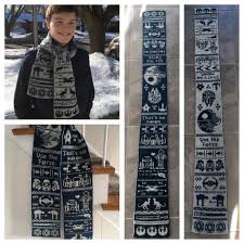 Star Wars Double Knit Scarf Double Knitting Scarf Knitting Patterns Double Knitting Patterns