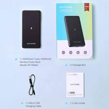 Im handumdrehen sind sie startklar: Ravpower Turbo Rp Pb084 Wireless Power Bank 10 000mah Black Smartkoshk Ø³Ù…Ø§Ø±Øª ÙƒØ´Ùƒ