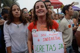 Pm reprime manifestação de professores no rio de janeiro. Manifestacao Em Copacabana Pede Diretas Ja Agencia Brasil