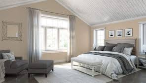 Warm colors—hues from red to yellow (browns and tans included)—advance toward the eye and appear more active. 25 Of The Best Beige Paint Color Options For Guest Bedrooms Home Stratosphere