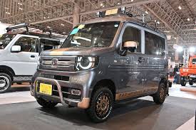 tas2019西ホール3 n vanでアゲてみたい そんな人にお待ちかねのアップサスがフォレストオートから登場 東京オートサロン2019現地情報 スタイルワゴン ドレスアップナビ カードレスアップの情報を発信するwebサイト 軽自動車 カスタム ホンダ n オート