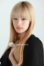 nana after school korean hair color blonde asian most beautiful faces