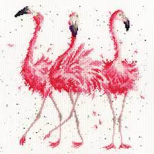 This category contains cross stitch patterns of birdhouses, castles, churches, cottages and windmills. Bothy Threads Pink Ladies By Hannah Dale Wrendale Flamingo Counted Cross Stitch Kit Xhd24 Cross Stitch Sewing Needlecraft