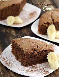 Eggless Chocolate Banana Cake Recipe Indian Style Chocolate Banana Cake Recipe In 2020 Chocolate Recipes Cake Recipes Chocolate Banana Cake
