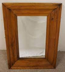 $475.0 19th c antique american empire ogee mahogany mirror. Lot Art Antique Ogee Mirror
