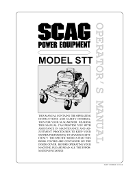 If equipt, check the low oil switch circuit. Manual Scag Power Equipment