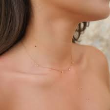 Floating Diamond Necklace