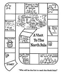 Race To The North Pole Board Game Activity Sheet Printable Christmas Games Christmas Board Games Christmas Activities
