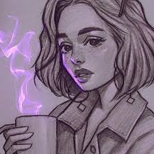 Simple Drawings Step By Step Sky Rye Design Design Drawings Simple New Drawings Girl Drawing Sketches Portrait Drawing