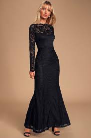 Long Black Dresses Yishifashion Com In 2020 Long Sleeve Lace Maxi Dress Maxi Dress With Sleeves Lace Dress Black