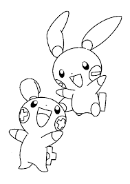 Coloriage Pokemon Pichu