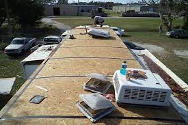 But as you are liable to discover, professional roofing might not be the most cost effective method. How To Reroof An Rv A Diy Guide Bayside Rv Rv Roof Repair Roof Repair Diy Camper Maintenance