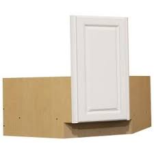 Hampton Bay Hampton Ready To Assemble 36 X 34 5 X 24 In Corner Sink Base Kitchen Cabinet In Satin White Kcsb36 Sw The Home Depot Corner Sink Base Cabinets Home