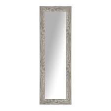 Dust with a soft, dry cloth. Gray Woodgrain Over The Door Mirror Kirklands