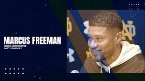 Notre Dame HC Marcus Freeman Post-Stanford