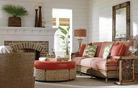 A neutral tropical bedroom with tropical bedding, a jute rug and potted plants is very welcoming. Florida Style Furniture That Will Make You Feel Like You Are At The Beach Baer S Furniture Ft Lauderdale Ft Myers Orlando Naples Miami Florida Boca Raton Palm Beach Melbourne Jacksonville Sarasota