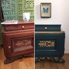 chevet art deco relooking de mobilier repeindre un meuble en bois relooking meuble