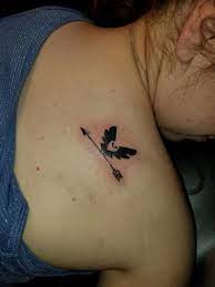 Owl Arrow Tattoo Back Tattoo Girl Tattoo Pretty Tattoo Small Tattoo Black Tattoo Harry Potter Tattoo Hunger Pretty Tattoos Gaming Tattoo Small Tattoos