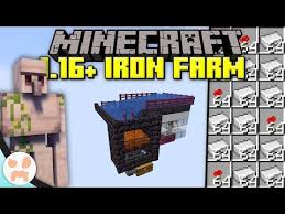 Minecraft 1 16 Iron Farm Tutorial Efficient Easy Compact Youtube In 2020 Minecraft Farm Minecraft Survival Minecraft Automatic Farm
