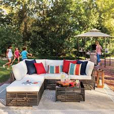 Summer Is The Time To Live Outside Create A Comfy And Beautiful Space To Enjoy The Warm Weather And Long Sun Outdoor Furniture Sets Outdoor Sectional Outdoor