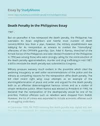 Death Penalty In The Philippines Free Essay Example