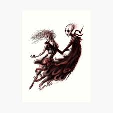 Pin war fan art exo coloring pages. Dementor Art Prints Redbubble
