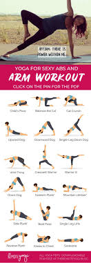 Yoga For Strong Abs Arms Free Printable Pdf In 2020 Ab And Arm Workout Yoga Flow Arm Workout For Beginners
