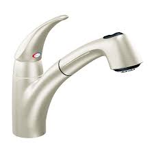 Lowe's moen kitchen faucets pull out. Moen Extensa Stainless Steel Pull Out Kitchen Faucet In The Kitchen Faucets Department At Lowes Com
