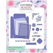 The gathering, a card is the standard component of the game. Card Making Magic Die Set Complete A2 Card Box Set Of 20 By Christina Griffiths Buy Online In Maldives At Maldives Desertcart Com Productid 119057400
