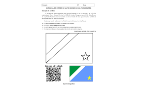 Exibe limite das mesorregiões para colorir e completar com nomes. Bandeira Do Estado De Mato Grosso Do Sul Para Colorir Suporte Geografico