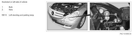 Maybe you would like to learn more about one of these? Are There Known Issues With The Park Light Bulbs On The 2006 Mercedes Benz R350 The Dash Indicates There S Problem With