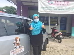 Design sticker roadtax.boleh customized design lain.sticker boleh tampal dari dalam kereta.sticker jiji muar: Sticker Kereta Wah Menarik Haa Sin Design Printing Facebook