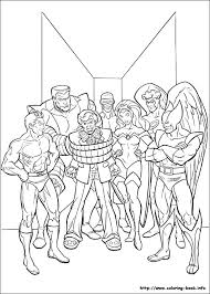 Keep a cat and pumpkin company on a magical night. X Men Coloring Picture