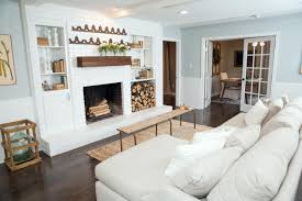 I decided to go back throughout the different seasons and choose my top 10 favorite fixer upper living rooms. A Wood Burning Fireplace Fireplace Mantel Designs Fixer Upper Family Room Design
