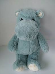 Cloud B Dreamy Hippo Hugginz Soft Toy Stuffed Plush Gold Stars 14 Blue Animal Cloudb Baby Stuffed Animals Animal Plush Toys Animals