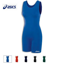 asics womens solid modified wrestling singlet