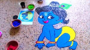 Cute Little Krishna Rangoli For New Year 2019 Krishnarangoli Youtube Anime cartoon manga design cute nature animated graphic young animation. cute little krishna rangoli for new year 2019 krishnarangoli