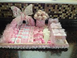 Baby Girl Pass Out Favor Tray Baby Shower Chocolate Baby Souvenir Baby Birthday Party Girl