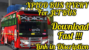 Nidheesh cazrod special thankz : Xplod Bus Livery For Jet Bus Bussid Youtube
