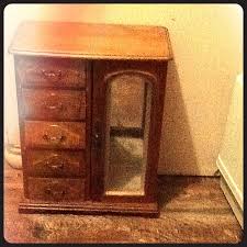 Do you need a cabinet that does not take up much space. Other Small Brown Jewelry Cabinet Poshmark