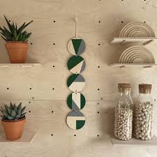 'rocinante' art by the incredibly talented artist christian hook. Light Pink And White Wall Hanging Contemporary Geometric Plywood Scandi Hygge Boho Style