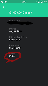 Cash app is one of the finest and most secure money transfer apps. It Says My Bank Transfer Failed This Happened A Couple Days After I Used The Instant Buying Power It Gave Me From The Deposit I Definitely Have Enough Cash In My Bank