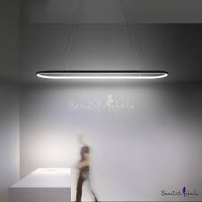 Fashion Modern Simple Style Ellipse Shaped Led Chandelier Deocrative Lights 36w 50w 64w Aluminum Oval Ring P Modern Ceiling Light Ceiling Lights Modern Ceiling