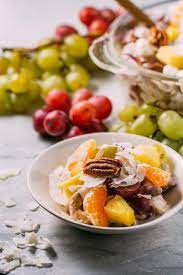 Coconut Ambrosia Fruit Salad Recipe Veeg Recipe Fruit Salad Recipes Ambrosia Fruit Salad Recipes
